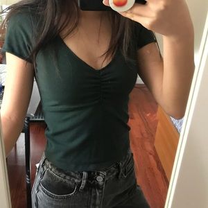NEW Brandy Melville Green Gina Top